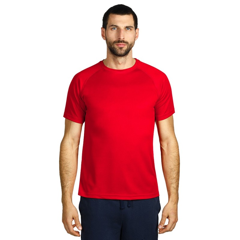 RECORD, t-shirt, 100% polyester, red