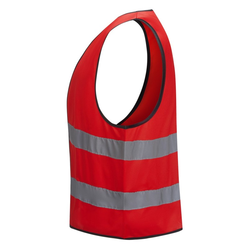 GLOW COLOR, workwear vest, red
