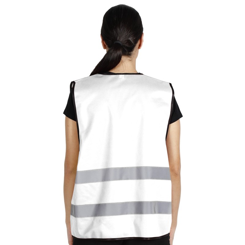 GLOW COLOR, workwear vest, white