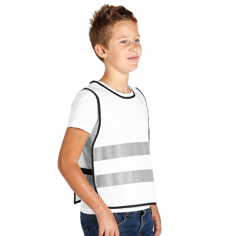 GLOW COLOR KID, kid's vest, white