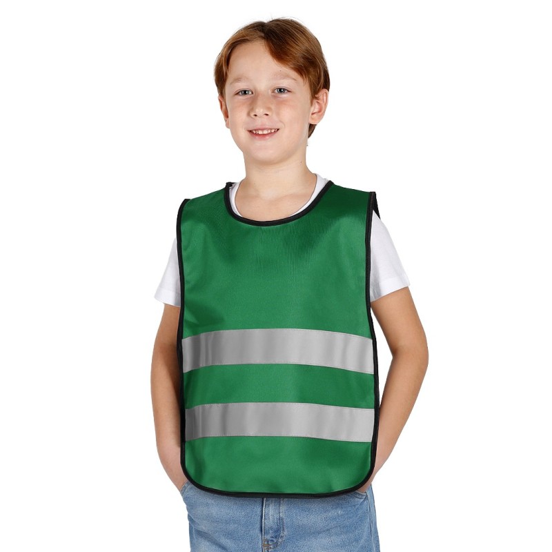 GLOW COLOR KID, kid's vest, green