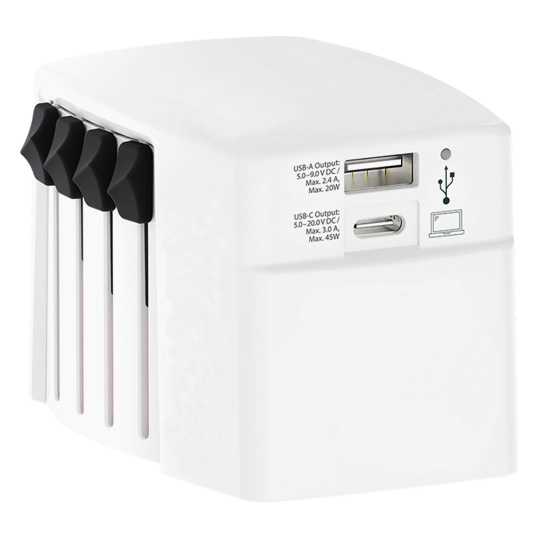 WORLD USB CHARGER AC 45PD